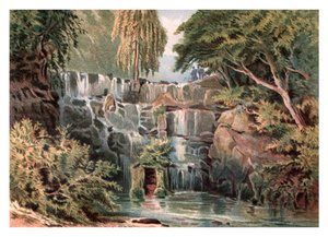 Waterval bij Virginia Water, 1880 door Unbekannt