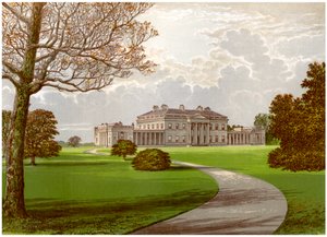 Castle Coole, Enniskillen, County Fermanagh, huis van de Graaf van Belmore, c1880 door Unbekannt