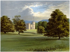 Kasteel Forbes, Aberdeenshire, Schotland, huis van Lord Forbes door Unbekannt