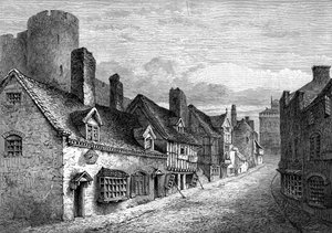 Kasteelpoort, Shrewsbury, Shropshire, 1893