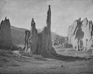 Kathedraaltorens, Garden of the Gods, Colorado, VS, c1900