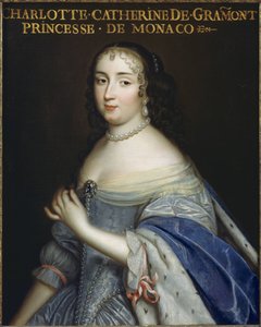 Catherine Charlotte de Gramont 1638-1678, prinses van Monaco en hertogin de Valentinois, ca. 1665 door Unbekannt