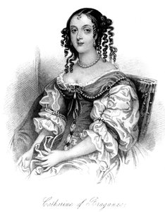 Catherine van Braganza 1638-1705 door Unbekannt