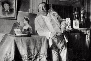 Catulle Mendès, Franse dichter en letterkundige, 1906