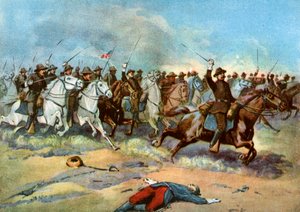 Cavaleriecharge door Amerikaanse reguliere troepen, Spaans-Amerikaanse Oorlog