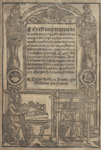 Ce est ung tractat de la noble art de leguille ascavoir ouvraiges de spaigne... titel, na 1527