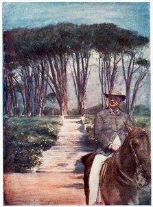 Cecil Rhodes, in Engeland geboren Zuid-Afrikaanse ondernemer en staatsman, ca. 1900