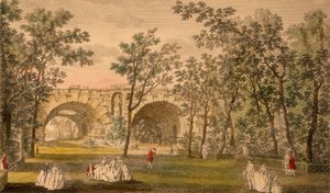 Middenpad, Vauxhall Gardens, Londen, ca. 1751 door Unbekannt