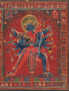 Chakrasamvara en consort Vajravarahi, 1450-1500 door Unbekannt