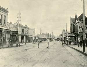 Chapel Street, Melbourne, 1901 door Unbekannt
