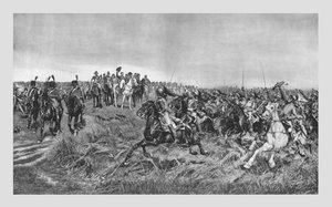 Aanval van de Franse Cuirassiers, eind 19e eeuw