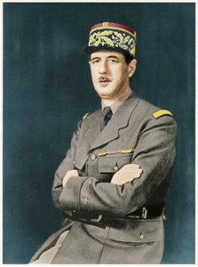 Charles André Joseph Marie De Gaulle, 1940 door Unbekannt