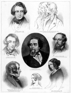 Charles Dickens 1812-1870, Engelse romanschrijver, 1892 door Unbekannt