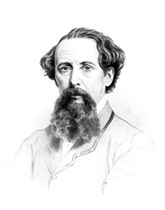 Charles Dickens, 19e-eeuwse Engelse auteur, 1910 door Unbekannt