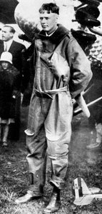 Charles Lindbergh, recordbrekende vliegenier, 1927 door Unbekannt