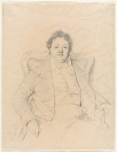 Charles Thévenin, naar Ingres, 1800s door Unbekannt