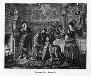 Karel V bij Fuggers, 1882