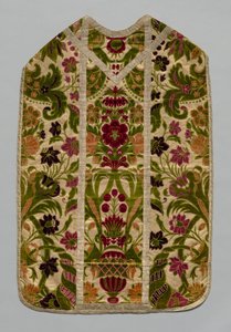 Kazule, Stola, Bursa Corporale Kist, en Manipel, ca. 1600-1700