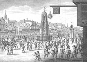 Cheapside, Kruis en Conduit, 1638, 1809