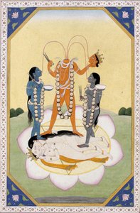 Chhinnamasta, ca. 1800 door Unbekannt
