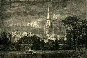 Chichester Kathedraal, Vanaf het Zuiden door Unbekannt