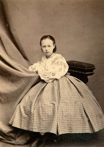 Kinderportret van Sophia Perovskaya, 1860s door Unbekannt