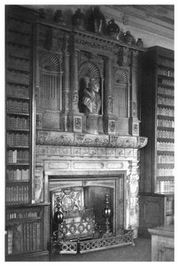 Schouw van de Bibliotheek in Windsor Castle, 1896