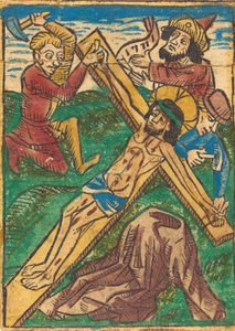 Christus aan het Kruis Genageld, c. 1490 door Unbekannt