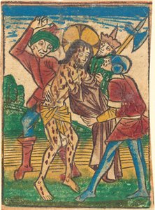 Christus ontkleed, ca. 1490 door Unbekannt