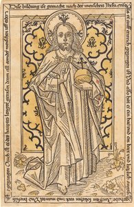 Christus als Salvator Mundi, ca. 1470 door Unbekannt