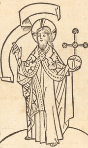 Christus als Salvator Mundi door Unbekannt
