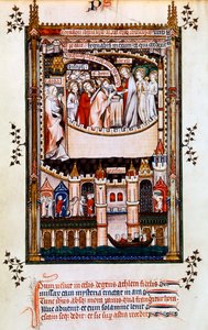 Christus geeft communie aan St. Denis, 1317