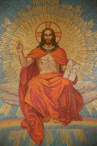 Christus in Majesteit - Kerk van St - Alphonsus Liguori, Rome, Italië door Unbekannt