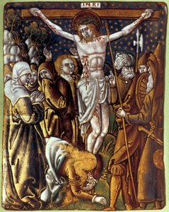 Christus aan het kruis, 16e eeuw door Unbekannt