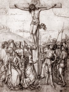 Christus aan het Kruis, ca. 1480 door Unbekannt