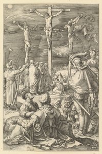 Christus aan het kruis, uit De Passie van Christus door Unbekannt