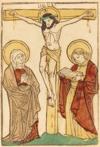 Christus aan het kruis, in of voor 1470 door Unbekannt