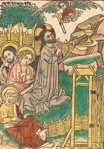 Christus op de Olijfberg door Unbekannt