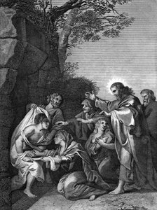 Christus wekt Lazarus op, 1814