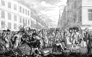 Kerstmis Gambolls, Tweede Kerstdag, 1747 door Unbekannt