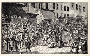 Kerstmarkt in Berlijn, 1776