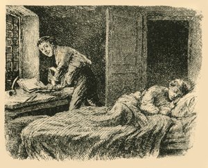 Christoph greep het manuscriptboek en de kopie