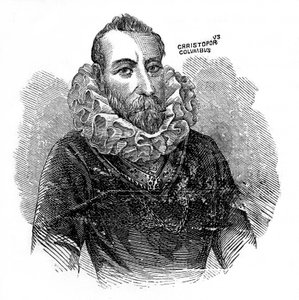 Christoffel Columbus, Italiaanse ontdekkingsreiziger en handelaar, ca. 1872 door Unbekannt