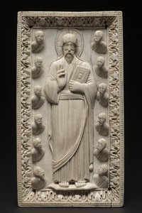 De Missie van Christus aan de Apostelen, c. 970-980 door Unbekannt