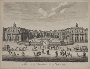 Kasteel van Versailles in 1682, 1682 door Unbekannt