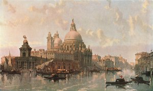 Kerk van Santa Maria della Salute, Venetië door Unbekannt