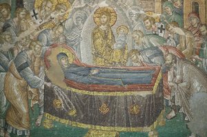 Kerk van St. Saviour van Chora. De Ontslapenis van de Maagd, Istanbul, Turkije door Unbekannt