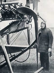 Churchill raakte geïnteresseerd in vliegtuigen en voorzag de grootste mogelijkheden door Unbekannt