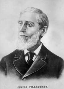 Cirilo Villaverde, Cubaanse dichter, romanschrijver, journalist en vrijheidsstrijder, ca. 1910 door Unbekannt