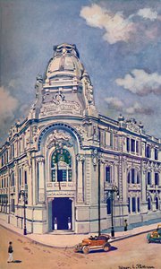 Hoofdkantoor van de burgerpolitie, Rio, 1914